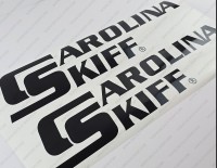 Carolina Skiff Boat Logo Decals Set of 2